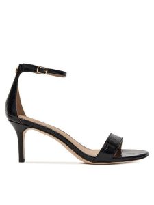 LAUREN RALPH LAUREN Sandały 802P04399002 Czarny. Czarne sandały Lauren Ralph Lauren, bez wzorów, ze skóry, bez obcasa, na szpilce, bez zapięcia. Za 527,99 zł.