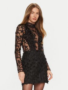Babylon Body S00305 Czarny Slim Fit. Czarne body i gorsety Babylon, bez wzorów, z syntetyku. Za 729,99 zł.