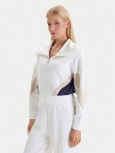 Beverly Hills Polo Club Bluza W126-BHLSS-1039-02X Écru Regular Fit. Białe bluzy Beverly Hills Polo Club, s, bez wzorów, z syntetyku, bez kaptura. Za 169,99 zł.