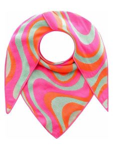 Zwillingsherz Chusta trójkątna "Happy Waves" ze wzorem - 200 x 130 cm rozmiar: onesize. Apaszki i chusty Zwillingsherz, bez wzorów, z bawełny. Za 184,46 zł.