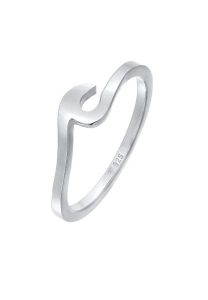 Elli Damskie fale Basic Trend w srebrze 925 Sterling Silver Pierścionki 1 ct. Szare pierścionki Elli, srebrne. Za 188,99 zł.