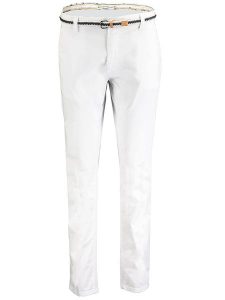 Geographical Norway Spodnie chino "Petunia" w kolorze białym rozmiar: XXL. Białe chinosy Geographical Norway, bez wzorów, z tkaniny. Za 65,85 zł.