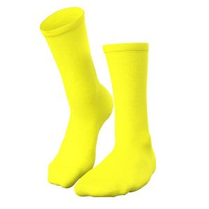 Sportowe skarpety rowerowe - neon żółty. Żółte skarpetki C-LAB, bez wzorów. Za 75,00 zł.