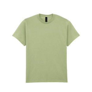 Ultra Bawełniana Koszulka Unisex Dla Dorosłych. Zielone bluzki GILDAN, xl, bez wzorów, z bawełny, sportowe, bez kołnierzyka, bez ramiączek. Za 43,99 zł.