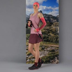 Damskie spódnico-spodenki 2 w 1 CMP. Fioletowe szorty CMP, bez wzorów, sportowe. Za 109,99 zł.