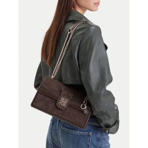 Torebka Nine West. Brązowe torebki klasyczne Nine West, bez wzorów, bez dodatków. Za 329,99 zł.