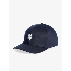 Czapka z daszkiem Fox Head Tech Flexfit Hat. Niebieskie czapki FOX, bez wzorów, sportowe. Za 135,99 zł.