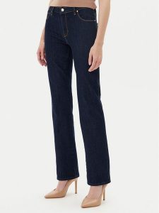 Guess Jeansy W5YA15 D5PW1 Granatowy Sexy Straight Fit. Niebieskie jeansy Guess, z aplikacjami, z bawełny. Za 399,99 zł.