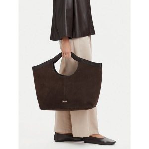 Torebka GINO ROSSI. Brązowe shopper bag Gino Rossi, bez wzorów, bez dodatków. Za 699,99 zł.