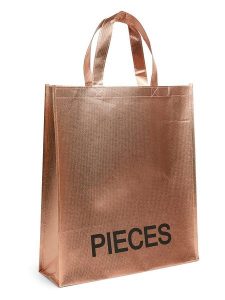 Pieces Torebka w kolorze złotym rozmiar: onesize. Żółte torebki klasyczne Pieces, bez wzorów, z materiału, bez dodatków. Za 26,31 zł.