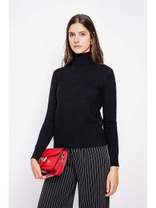 ASSUILI Golf w kolorze czarnym rozmiar: 38. Czarne golfy Assuili, bez wzorów. Za 175,67 zł.