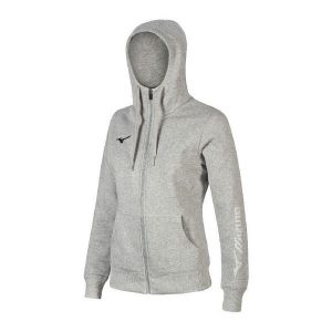 Bluza damska z kapturem Mizuno FZ. Szare bluzy Mizuno, xl, bez wzorów, z kapturem. Za 237,50 zł.