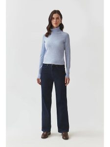 TATUUM Golf w kolorze błękitnym rozmiar: XS. Niebieskie golfy Tatuum, bez wzorów, ze splotem. Za 76,45 zł.