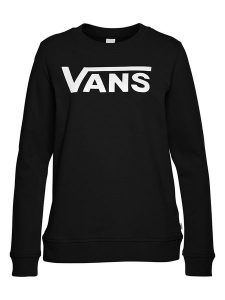 Vans Bluza w kolorze czarnym rozmiar: 36. Czarne bluzy Vans, bez wzorów, z bawełny, bez kaptura. Za 153,88 zł.