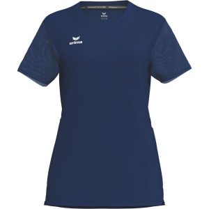 T-shirt Erima T&f Wings Function w kolorze niebieskim. Niebieskie t-shirty Erima, bez wzorów, z materiału, bez kołnierzyka, bez ramiączek. Za 216,50 zł.