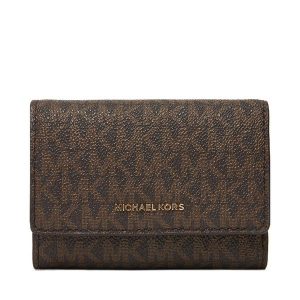 Portfel MICHAEL Michael Kors. Brązowe portfele MICHAEL Michael Kors, bez wzorów. Za 479,99 zł.