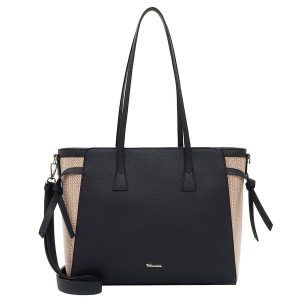 Tamaris Torebka Shopper TAS Finja Torby na zakupy 1 ct Damski. Shopper bag Tamaris, z aplikacjami, z materiału, na ramię, bez dodatków. Za 365,99 zł.