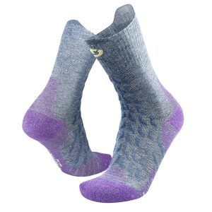 Skarpety trekkingowe dla kobieta Therm-ic Trekking UltraCool Linen Crew Lady. Niebieskie skarpetki THERM-IC, bez wzorów. Za 136,00 zł.