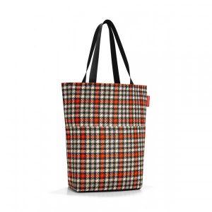 Torba cityshopper 2 glencheck red. Czerwone shopper bag Reisenthel, bez wzorów, z materiału, na ramię, bez dodatków. Za 133,90 zł.