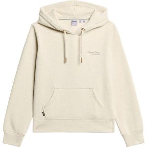 Bluza damska z kapturem Superdry Essential Logo. Brązowe bluzy Superdry, bez wzorów, z kapturem. W wyprzedaży za 278,45 zł.