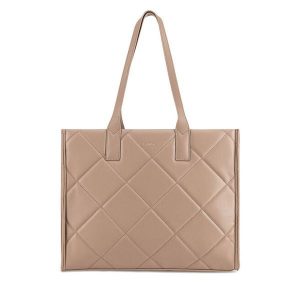 Torebka JENNY. Brązowe shopper bag Jenny, bez wzorów, bez dodatków. Za 159,99 zł.
