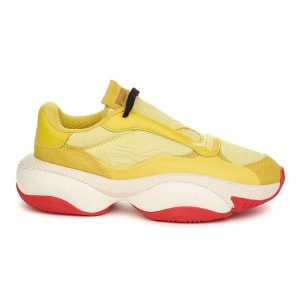 Puma Alteration Pn-1 Seler Limelight Żółty. Czerwone buty zimowe Puma, z materiału, bez obcasa, bez zapięcia. Za 354,99 zł.