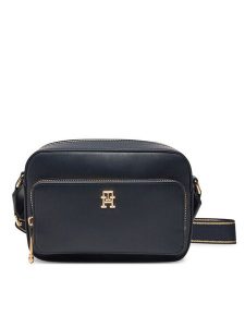 Tommy Hilfiger Torebka Th Joy Camera Bag AW0AW16812 Granatowy. Niebieskie listonoszki TOMMY HILFIGER, bez wzorów, ze skóry, bez dodatków. Za 259,99 zł.