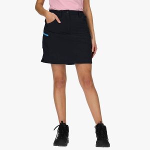 Spódnica turystyka damska Swedemount Glittertind Skirt szybkoschnąca. Niebieskie spódnice SWEDEMOUNT, bez wzorów. Za 249,99 zł.