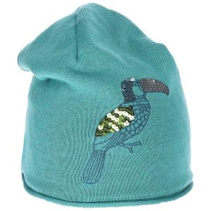 Czapka narciarska damska Viking Kadak z wełną Merino. Niebieskie czapki Viking, bez wzorów, z wełny, sportowe. Za 119,99 zł.