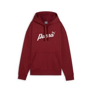 Damska bluza z kapturem ESS+ Script PUMA Intense Red White Rubber. Białe bluzy Puma, l, bez wzorów, z kapturem. W wyprzedaży za 224,90 zł.