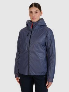 4F Kurtka 4FPRO wodoodporna membrana 15000 damska - szara XL. Szare kurtki 4f, m, bez wzorów, z dzianiny, bez kaptura. W wyprzedaży za 299,99 zł.