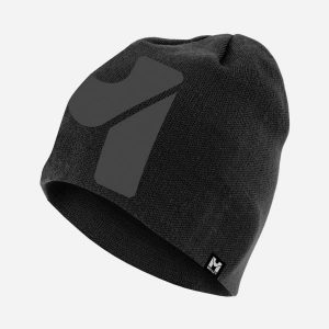 Czapka zimowa Millet Logo Beanie. Czarne czapki Millet, bez wzorów, z materiału. Za 138,00 zł.