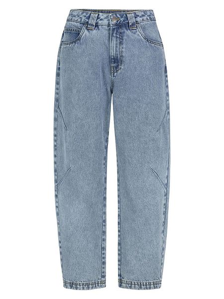 Sublevel Dżinsy - Mom fit - w kolorze błękitnym rozmiar: XS. Niebieskie jeansy Sublevel, z aplikacjami, z bawełny. Za 115,24 zł.