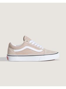 Vans Skórzane sneakersy "Old Skool" w kolorze beżowym rozmiar: 45. Brązowe trampki Vans, bez wzorów, bez zapięcia. Za 183,59 zł.