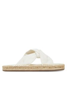 EMU Australia Espadryle Rowley W13169 Biały. Białe espadryle EMU Australia, bez wzorów, z materiału, bez obcasa. Za 359,99 zł.