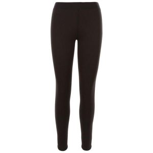 Legginsy Damskie Fuzzy Sherpa. Czarne legginsy Trespass, bez wzorów, z dzianiny, długie. Za 134,99 zł.