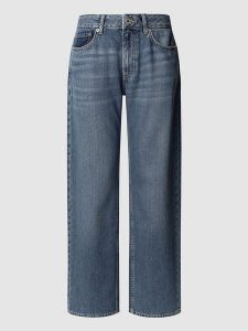 Pepe Jeans Dżinsy "Nicky" - Comfort fit - w kolorze niebieskim rozmiar: W27/L32. Niebieskie jeansy Pepe Jeans, z aplikacjami, z jeansu, z podwyższonym stanem. Za 294,28 zł.