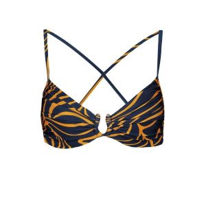 Damski top do kostiumu kąpielowego Barts Indul Cross. Niebieskie bikini Barts, bez wzorów. Za 241,50 zł.