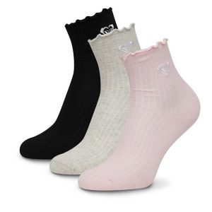 Skarpety długie Roxy. Czerwone skarpetki Roxy, bez wzorów. Za 34,99 zł.