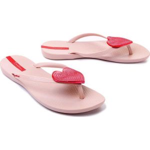 IPANEMA 82120 MAXI FASHION II FEM 20697 pink, klapki damskie. Czerwone klapki Ipanema, bez wzorów, bez obcasa. Za 65,99 zł.