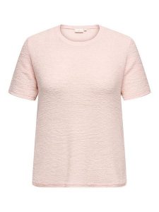 ONLY Carmakoma Koszulka w kolorze jasnoróżowym rozmiar: XL-54. Różowe bluzki Only Carmakoma, xl, bez wzorów, bez kołnierzyka, bez ramiączek. Za 109,78 zł.