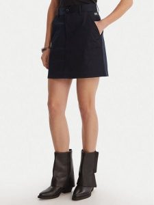 G-Star Raw Spódnica mini D29095-5126 Granatowy Regular Fit. Niebieskie spódnice G-Star Raw, bez wzorów, z bawełny, retro, mini. Za 309,99 zł.