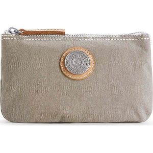 Saszetka "Creativity L" w kolorze beżowym - 18,5 x 11 x 5 cm. Kosmetyczki marki Kipling. W wyprzedaży za 56,95 zł.