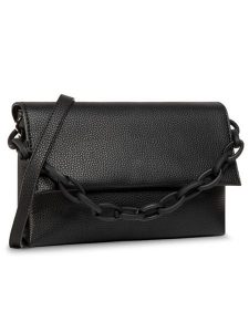 Jenny Fairy Torebka EBG13196 Czarny. Czarne torebki klasyczne Jenny Fairy, bez wzorów, ze skóry, bez dodatków. Za 40,49 zł.