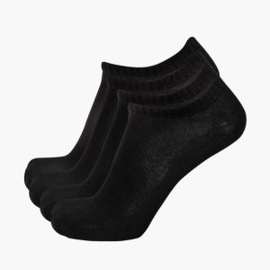 Skarpety sportowe Swedemount Ankle Socks 4-Pack. Czarne skarpetki SWEDEMOUNT, bez wzorów. Za 59,99 zł.