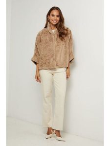 L'armoire de Suzette Kurtka przejściowa w kolorze beżowym rozmiar: onesize. Brązowe kurtki L'armoire de Suzette, l, bez wzorów, bez kaptura. Za 108,99 zł.