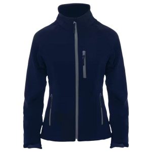 Kurtka Damska Antartida Soft Shell. Niebieskie kurtki ROLY, xl, bez wzorów, bez kaptura. Za 145,99 zł.