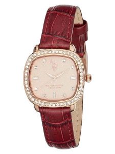 U.S. Polo Assn. Zegarek kwarcowy w kolorze różowozłoto-bordowym rozmiar: onesize. Czerwone, analogowe zegarki U.S. Polo Assn. Za 217,99 zł.