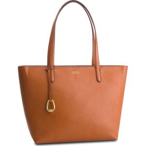 Torebka LAUREN RALPH LAUREN - Top Zip Tote 431742101002 Tan/Org. Shopper bag marki Lauren Ralph Lauren. Za 779,00 zł.