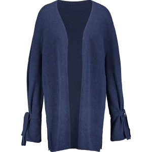 Kardigan w kolorze niebieskim. Niebieskie kardigany marki Gerry Weber, z wełny. W wyprzedaży za 129,95 zł.